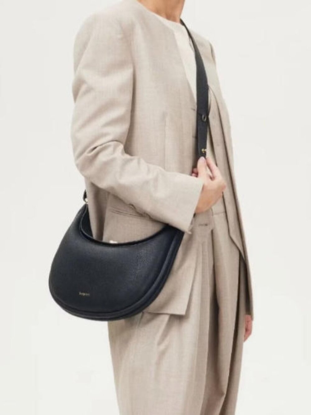 Songmont Medium Luna Bag - Black - NWT